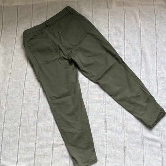 Talbots Olive Green High-Waist Curvy Ankle Jeggings - Picture 4 of 11